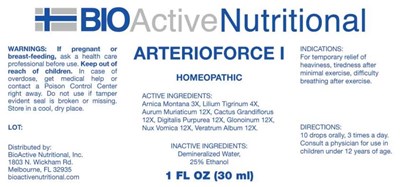 Arterioforce I - BANI0148 Arterioforce I 6 12 17